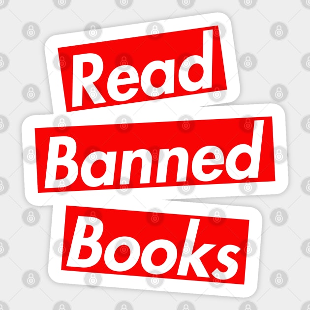 Supremely Literate - Read Banned Books 2.0 Sticker by skittlemypony